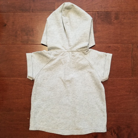 7 for All Mankind Short Sleeve Hoodie Size 12M - Picture 2 of 6